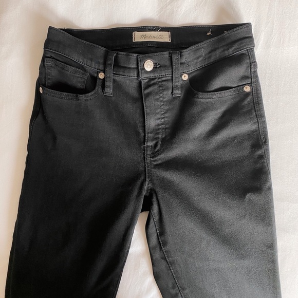 NWOT Madewell Black High Rise Skinny Jeans - Picture 3 of 6